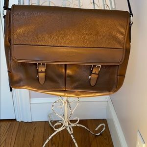 Hardly used brown coach leather satchel